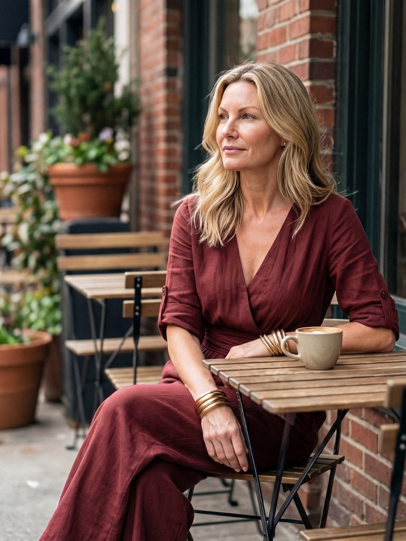 Wanda | Cross Front Wide Leg Jumpsuit
