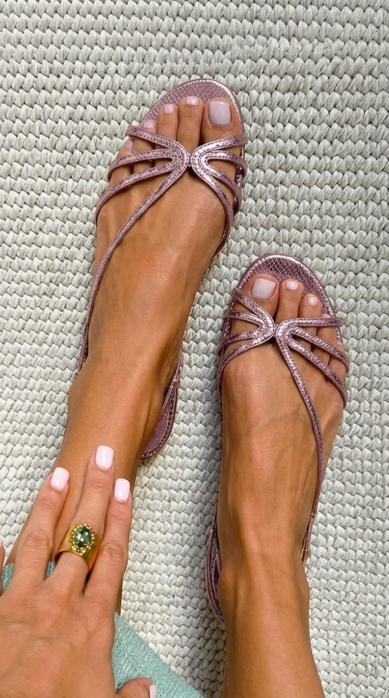 Valentina | Golden Summer Sandals