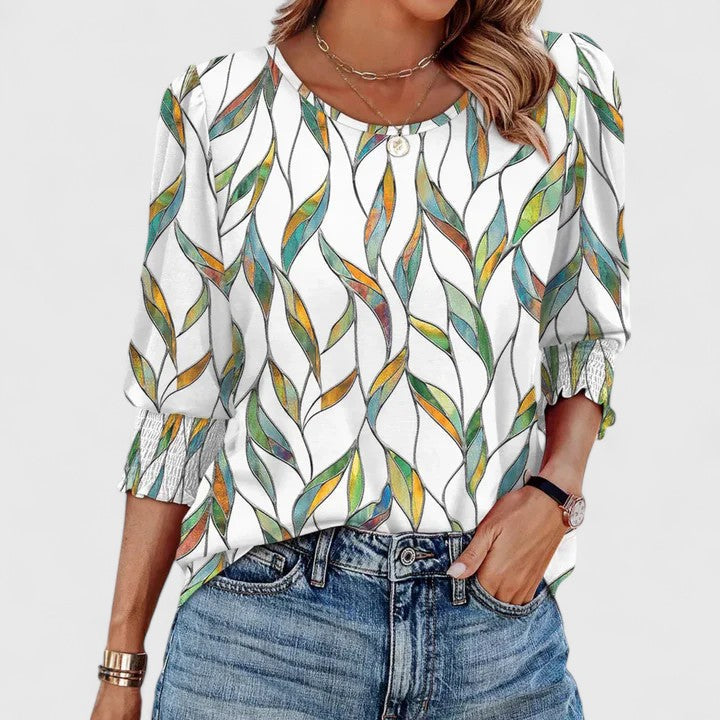 Annie | Elegant Smocked Top