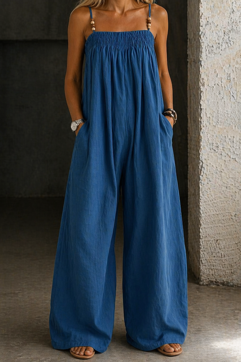 Madison | Denim Wide-Leg Jumpsuit