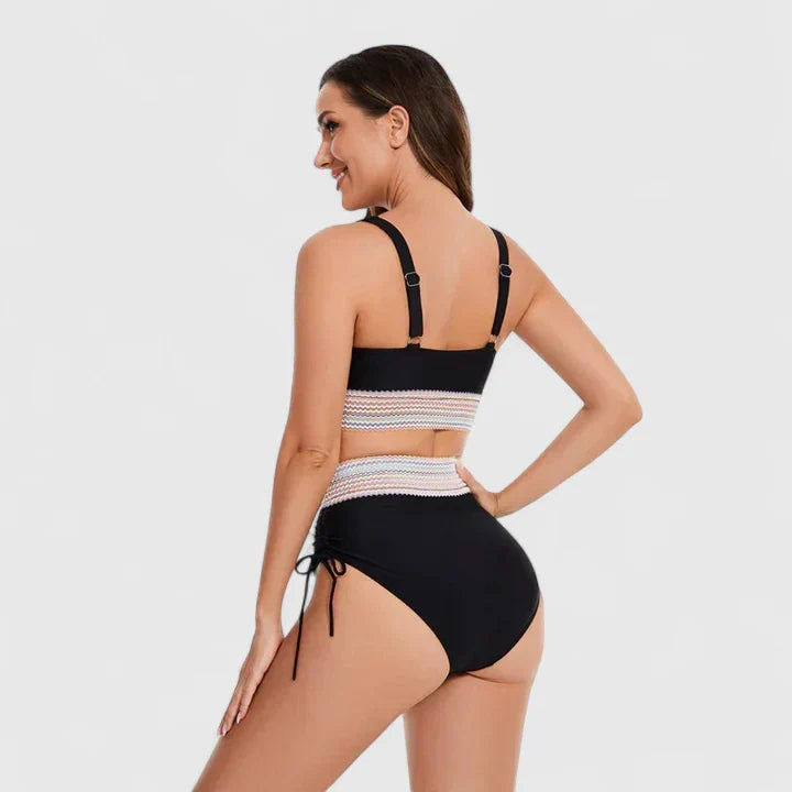 Loretta | Elegant High-Waist Bikini Set
