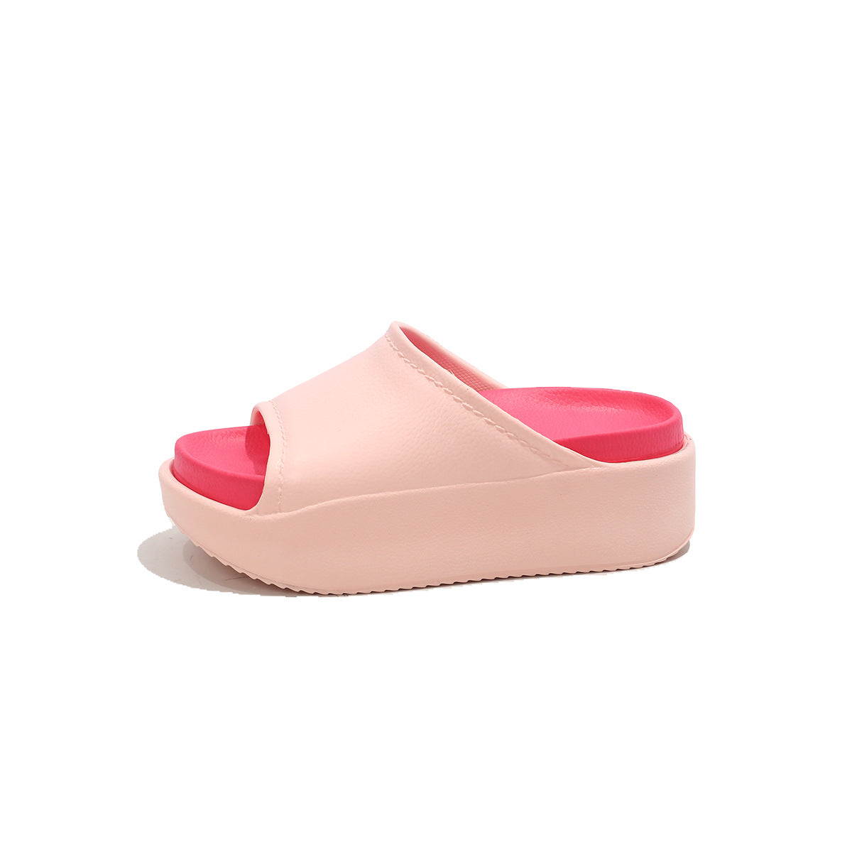 Nora™ Leather Platform Slide – Effortless Style, All-Day Comfort
