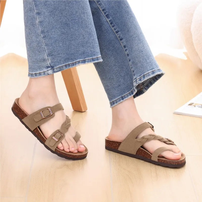 SAVANNAH™ | Orthopaedic Braided Toe Loop Sandals
