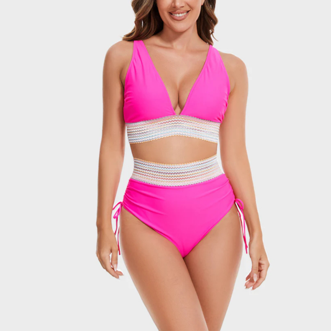 Loretta | Elegant High-Waist Bikini Set