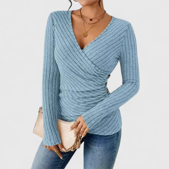 Annie | Elegant Tucking Top