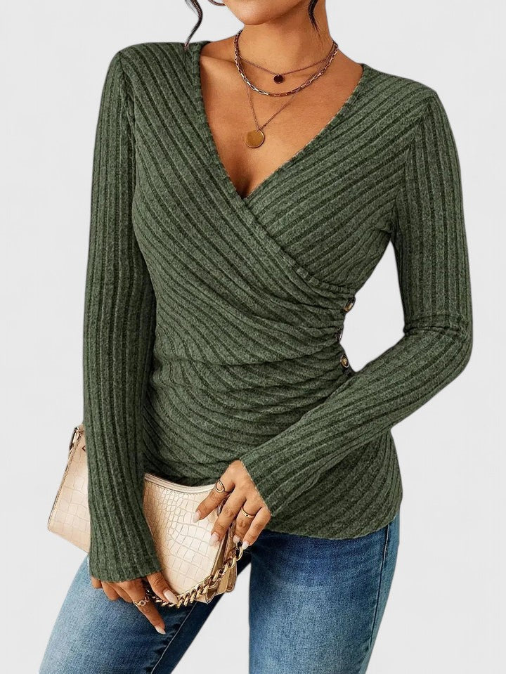Annie | Elegant Tucking Top