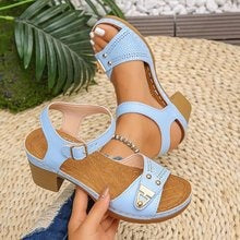 Elara™ Luna Block Heel Sandals