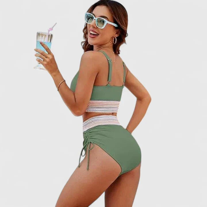Loretta | Elegant High-Waist Bikini Set