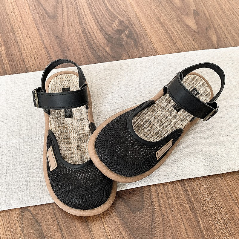 Wren™ | Breathable Mesh Flat Sandals with Ankle Strap